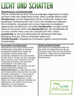 Licht und Schatten Physik einfach erklärt: Kernschatten, Halbschatten und Schattenbild