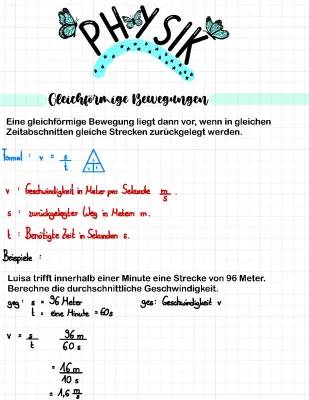 So kannst du die Geschwindigkeit bei gleichförmiger Bewegung berechnen und Wassertiefen mit Echolot herausfinden