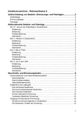 Kompakte Geschichtszusammenfassung für das Abitur 2024-2027 in Niedersachsen