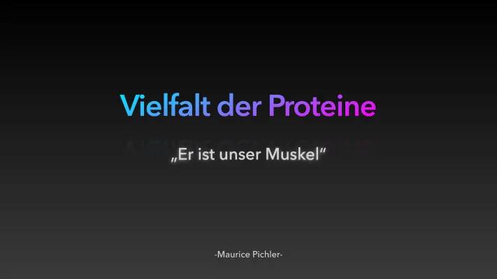 Proteine Präsentation für Kinder - Von Aufbau bis Denaturierung