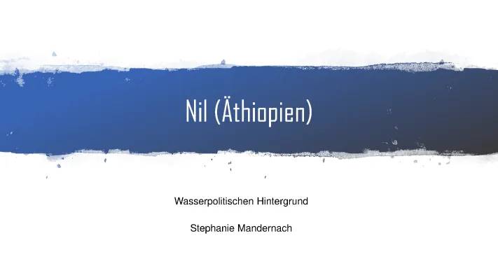 Nil Konflikt: Ägypten Äthiopien Sudan - Staudamm, Wasserhahn und Krieg