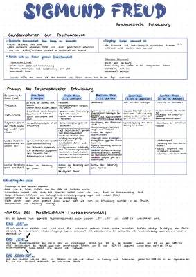 Sigmund Freud Theorie Zusammenfassung und Psychoanalyse PDF