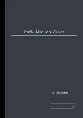 Mario und der Zauberer: Eine einfache Zusammenfassung und spannende Interpretation