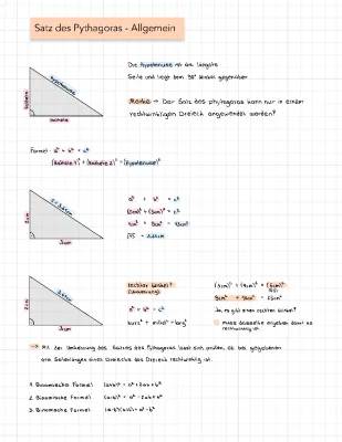 Satz des Pythagoras einfach erklärt + Rechner & Beweise