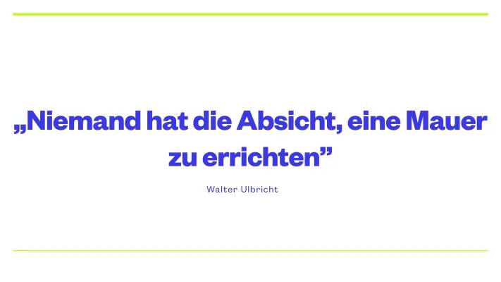 Den Mauerbau 1961 verstehen: Hintergrund und Reaktionen der Westmächte