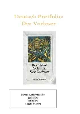 Der Vorleser Zusammenfassung und wichtige Textstellen – Deine Klassenarbeitshilfe