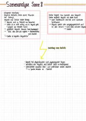 Woyzeck Szenenanalyse: Zusammenfassungen und Analysen von Szene 8 und 9