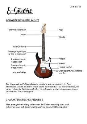 E-Gitarre Steckbrief für Kinder: Aufbau, Geschichte & Mehr!