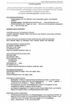 Informationstext schreiben: Formulierungshilfen und Beispiele für Klasse 7-10