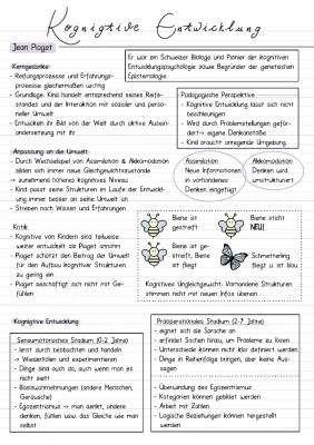 Piagets Stufenmodell und Freuds Phasen einfach erklärt