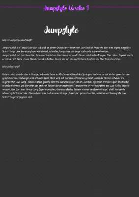 Jumpstyle: Schritte, Choreographie und Musik für Anfänger und Fortgeschrittene