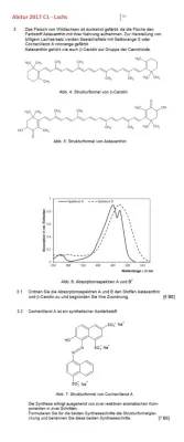 Chemie Abitur 2017: Farben und Lösungen