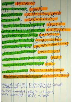 Eigenschaften und Verwendung von Eisen - Verformbarkeit, Härte und Schmelztemperatur