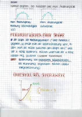 Rekonstruktion von Funktionen und Integrale leicht erklärt