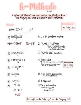 H-Methode Rechner und Beispiele mit Lösungen - Mathe einfach erklärt