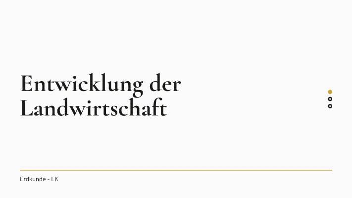 Die Entwicklung der Landwirtschaft in Deutschland seit 1900: Früher und Heute