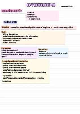 Political Speech Analysis Example: American Dream, Rhetorical Devices, and More