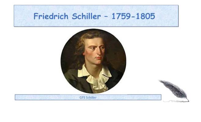 Friedrich Schiller - Familie, Werke, Kabale und Liebe Zusammenfassung