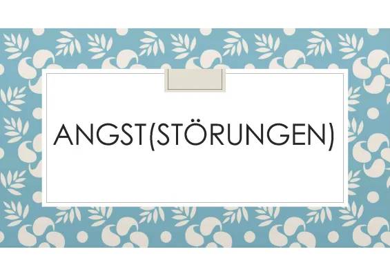 Alles über Angststörungen: Ursachen, Symptome und Behandlung