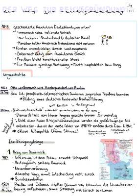 Gründung Deutschland 1848-1871: Einfache Zusammenfassung