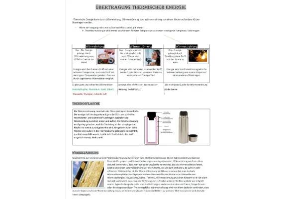 Wie funktioniert eine Thermoskanne und Thermobecher? Wärmeverluste und Wärmeströmung einfach erklärt