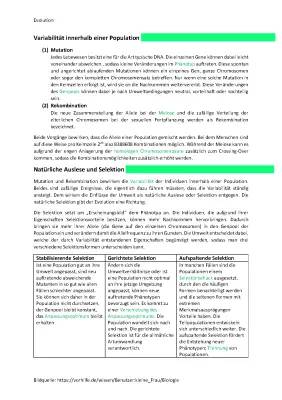 Genetische und Modifikatorische Variabilität: Mutation, Rekombination und Selektion einfach erklärt