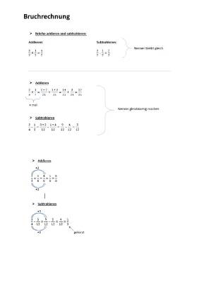 Bruchrechnen einfach erklärt: Aufgaben und Lösungen für die 6. Klasse