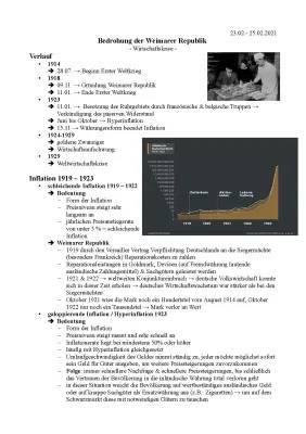 Krisenjahre 1919-1923: Inflation und Hyperinflation einfach erklärt