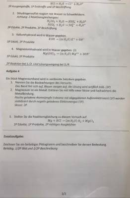 Säuren und Laugen: Beispiele, Formeln und Übungen für die 9. und 10. Klasse