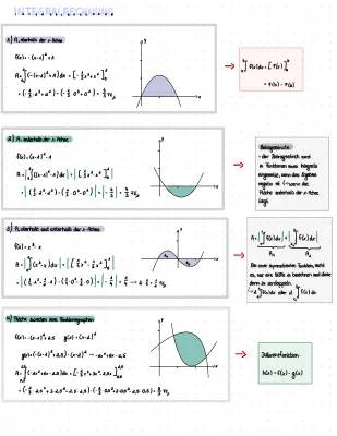 Flächen und Volumen leicht erklärt: Graphen & Rotationskörper