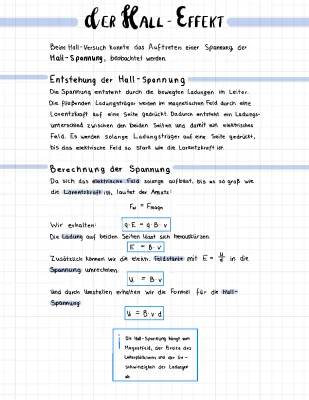 Der Hall-Effekt einfach erklärt: Herleitung, Hall-Spannung, Hall-Konstante und mehr