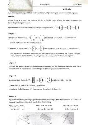 Lerne die Welt der Parameterformen und Ebenen kennen: Einfach erklärt!