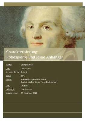 Robespierre einfach erklärt: Zitate, letzte Worte und Totenmaske