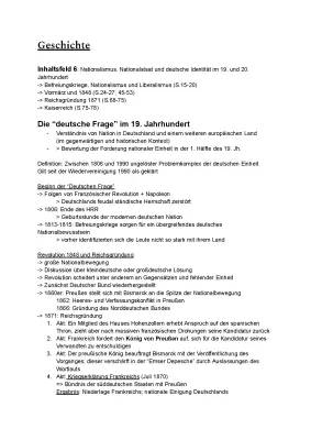 Geschichte Abitur Zusammenfassung & Lernzettel 2024 – Einfach erklärt!