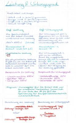 Elektrische Leistung Aufgaben mit Lösungen - Klasse 8 und 9