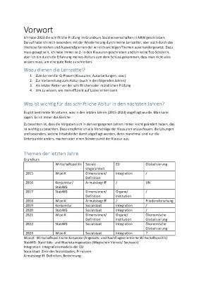 Sowi Abitur NRW: Lernzettel, Klausuren & Tipps für 2023-2025