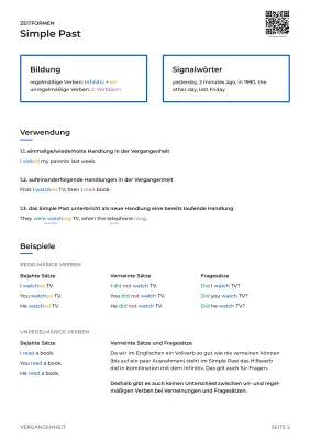 Englische Vergangenheitsformen einfach erklärt: Simple Past, Past Progressive & mehr!