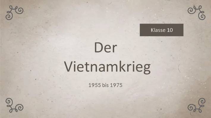 PowerPoint zum Vietnamkrieg 