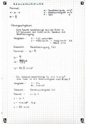 Einfach erklärt: Beschleunigung, Freier Fall und Diagramme für Kids!