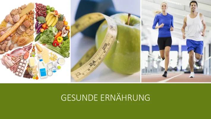 Gesunde Ernährung - Wochenplan, Rezepte und Warum es wichtig ist