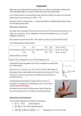 Entdecke das Kreuzprodukt: Mathe-Spaß mit Vektoren!