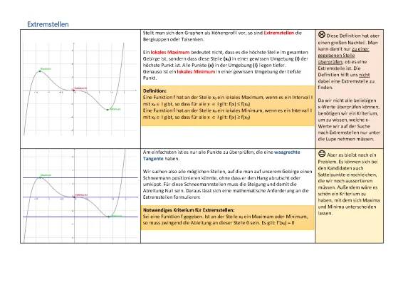 Lerne Extremstellen schnell berechnen! Dein Extremstellen Rechner & Aufgaben mit Lösungen