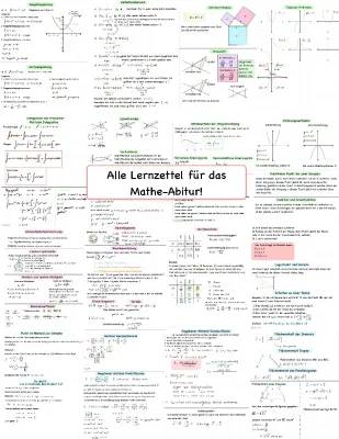 Mathe Abi Zusammenfassung PDF: Alle Themen und Aufgaben 2023 & 2024