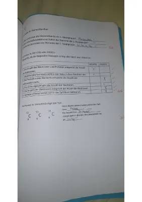 Klassenarbeit Chemie: Atombau und Periodensystem PDF, Übungen Klasse 9