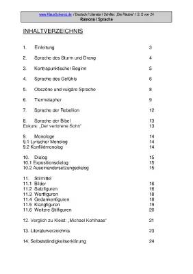 Die Räuber Zusammenfassung und Interpretation für Kids