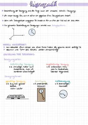 Kinematik einfach erklärt - Definition, Beispiele und Formeln