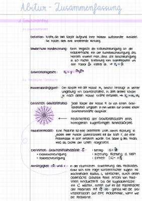 Physik Abitur Themen: Gravitationsfeld und Lorentzkraft einfach erklärt