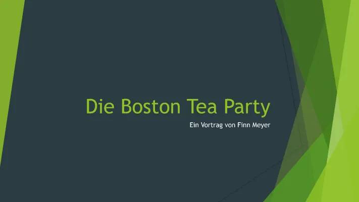 Was ist die Boston Tea Party? Einfach erklärt für Kinder!