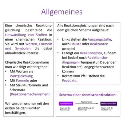 Reaktionsgleichung aufstellen einfach erklärt: Übungen und Lösungen online