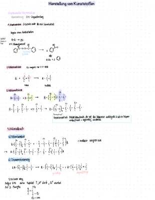 Radikalische Polymerisation und Polykondensation für Kinder erklärt